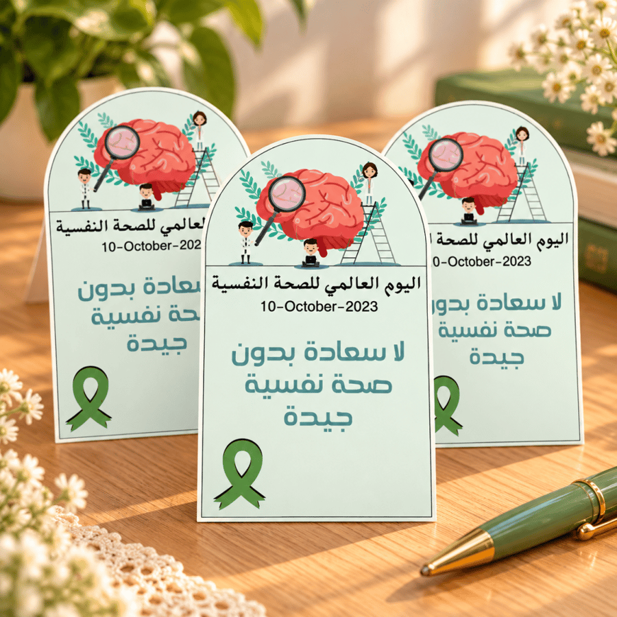 كروت توزيعات | يوم الصحة النفسية