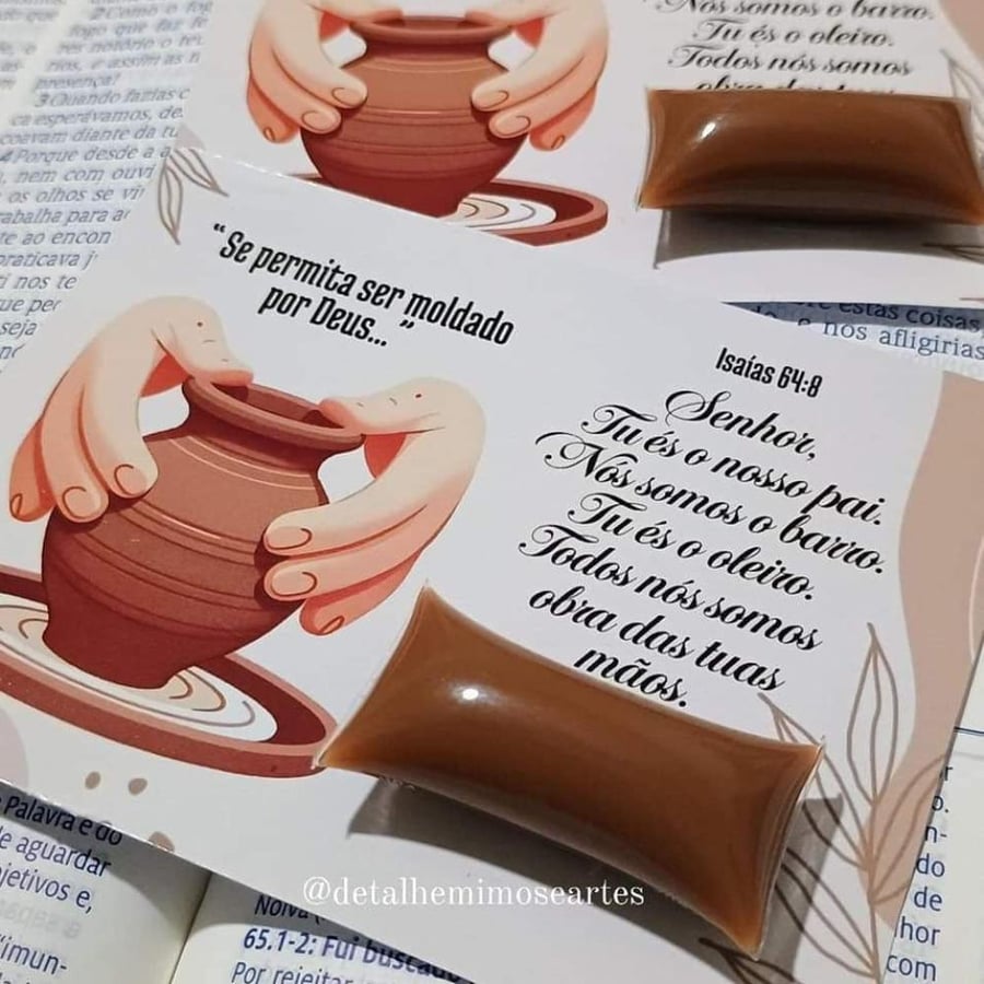كرت توزيعات معجون فخار