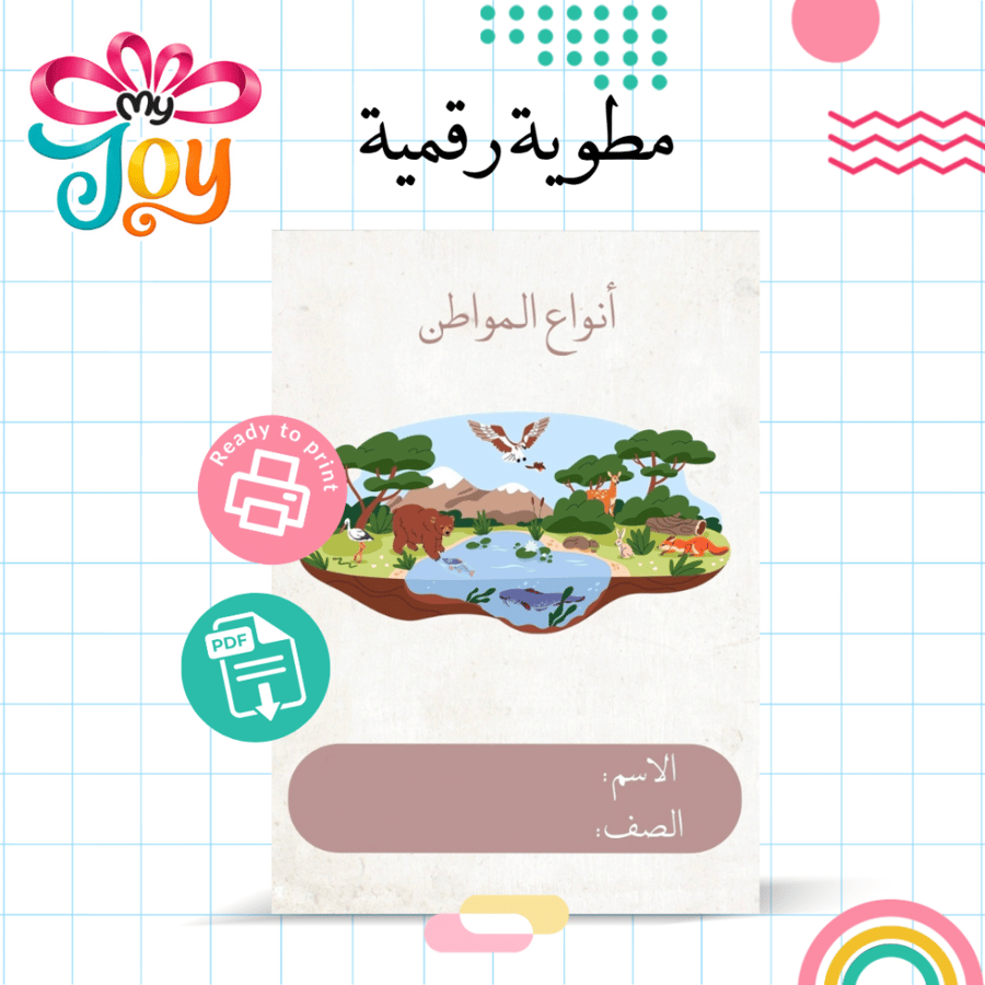 مطوية انواع المواطن