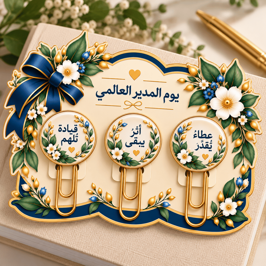 كرت و فواصل توزيعات | يوم المديرة