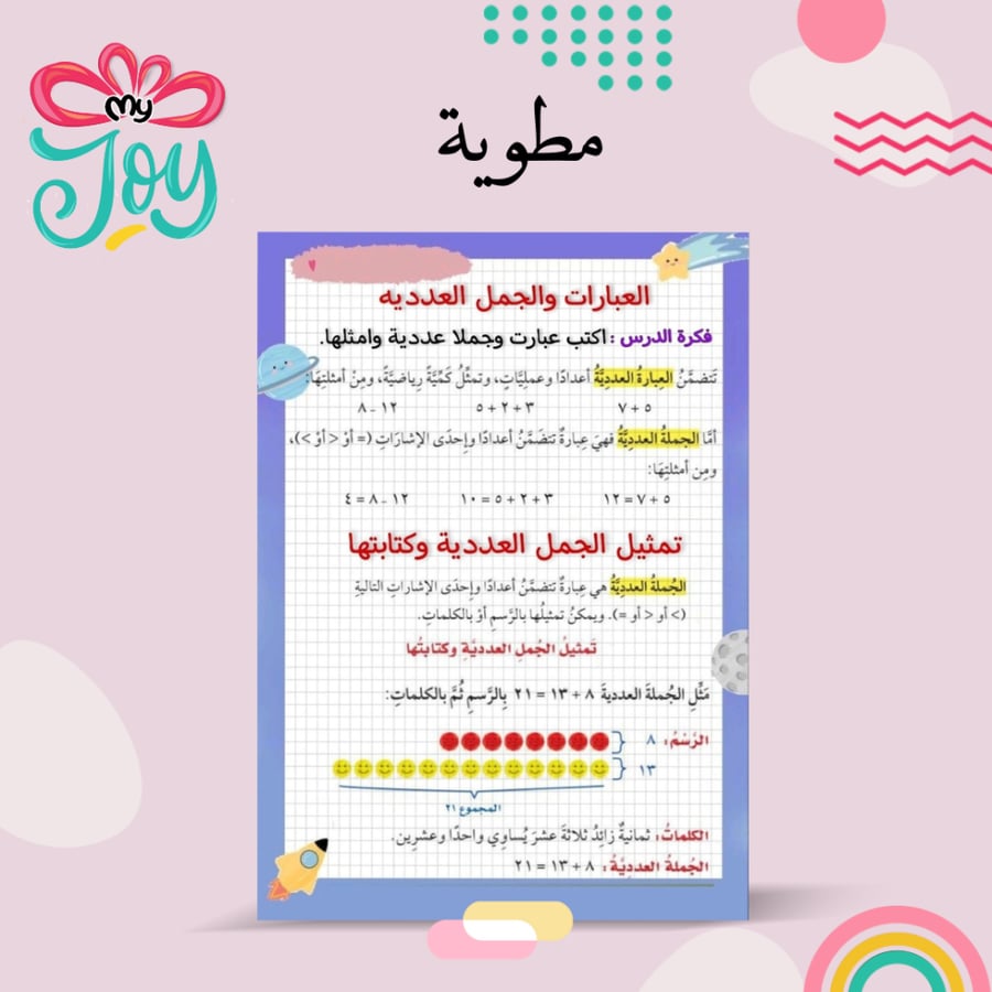مطويه الأنماط و الجبر