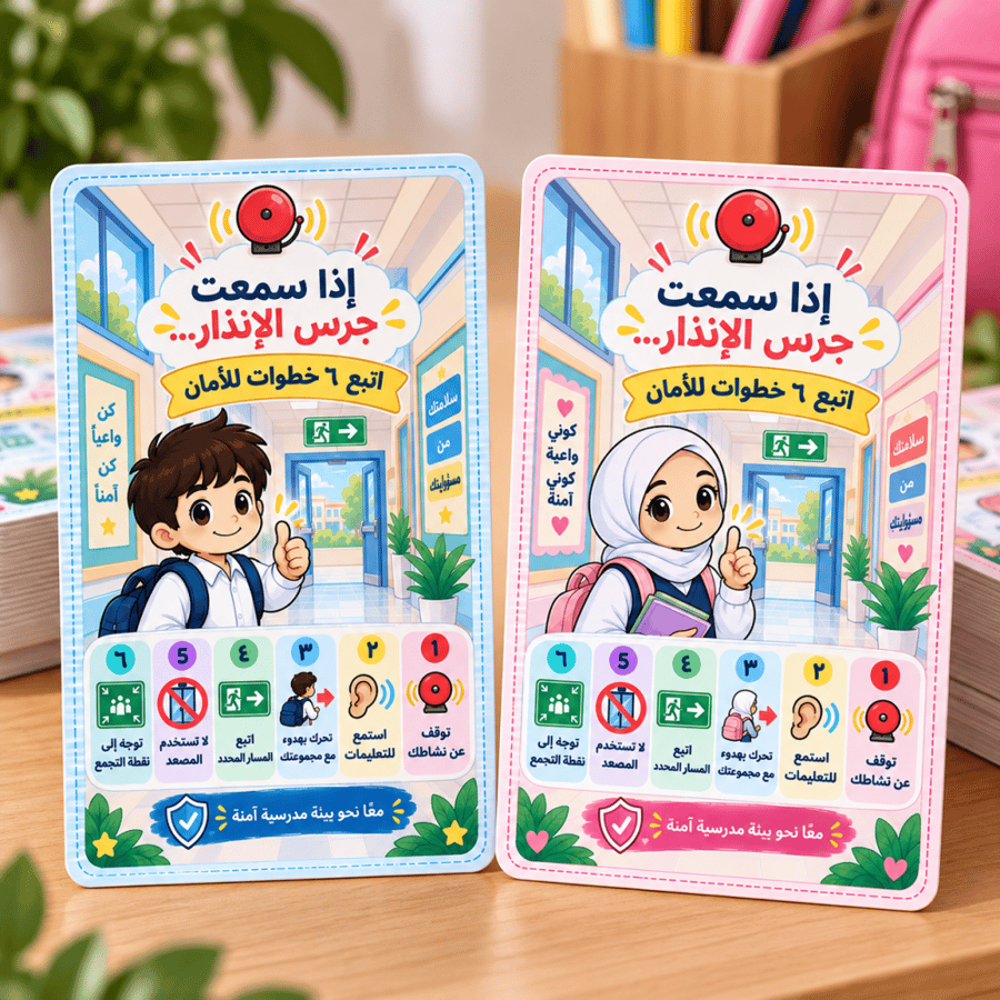 كرت توعوي توزيعات |يوم الحد من مخاطر الكوارث