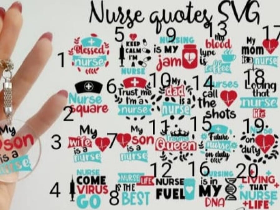 ميداليات كريليك للتمريض