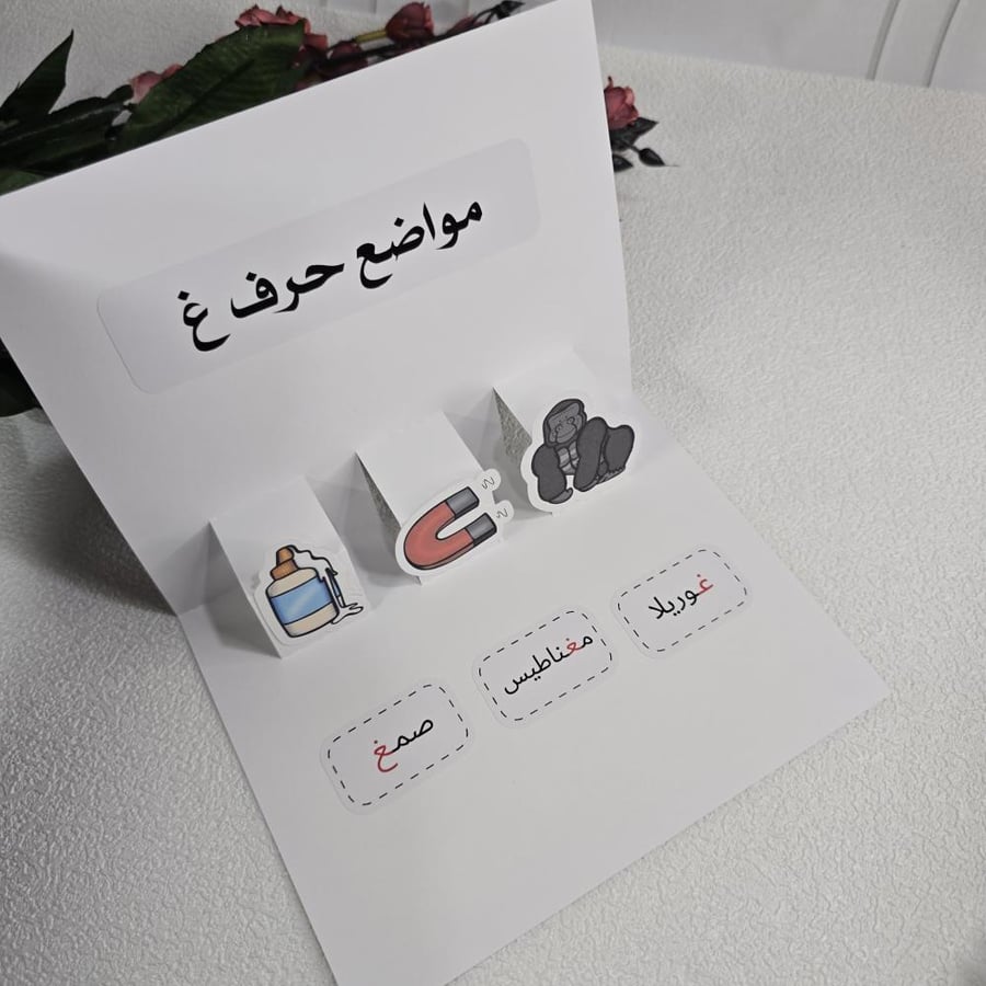 تفعيل حرف الغين