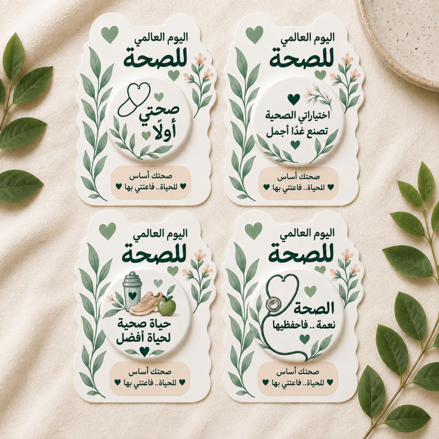 كرت توزيعات يوم الصحة العالمي