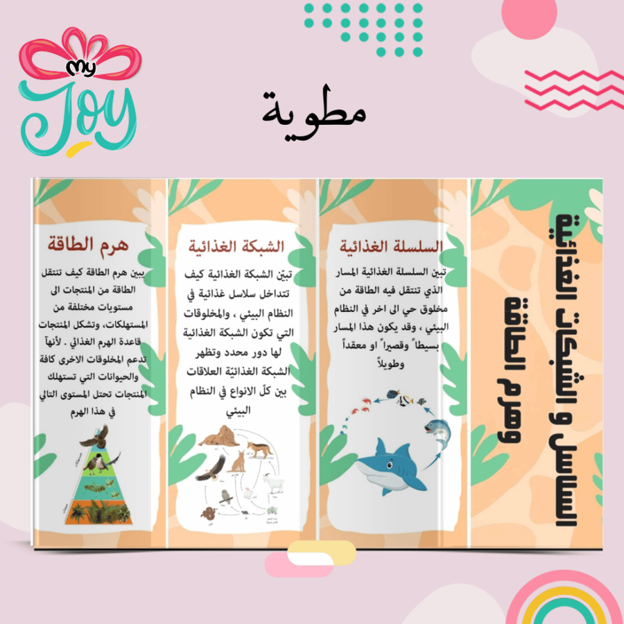 مطويه السلاسل و الشبكة الغذائية
