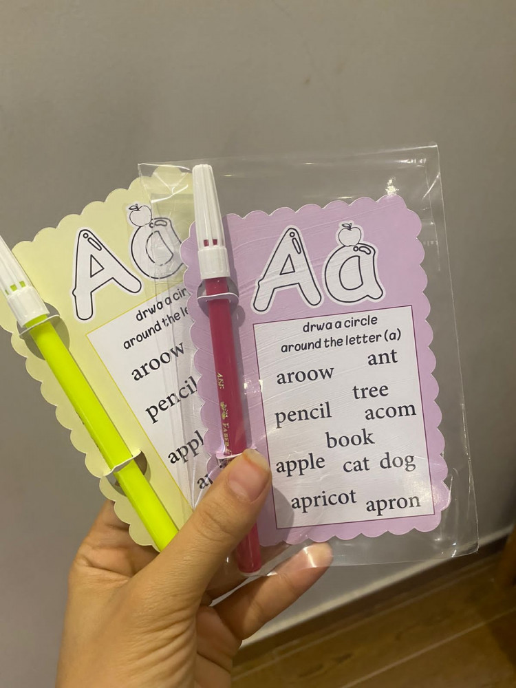 تفعيل حروف انجليزيه A