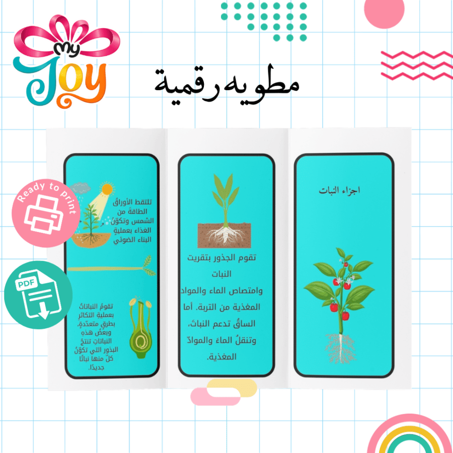 مطوية أجزاء النبات و المخلوقات الحية الدقيقة PDF