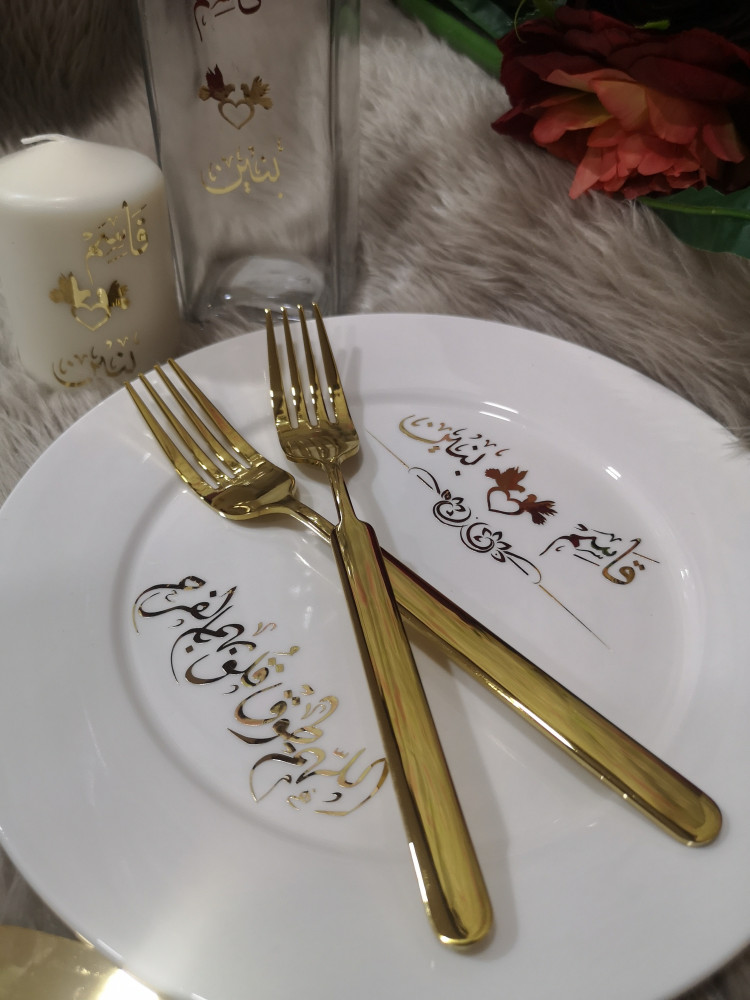 طقم خطوبه مع شمعه