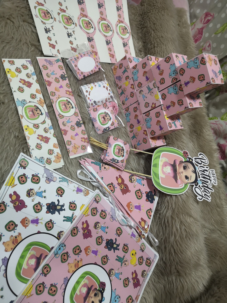 Cocomelon pink بكج حفلة ميلاد