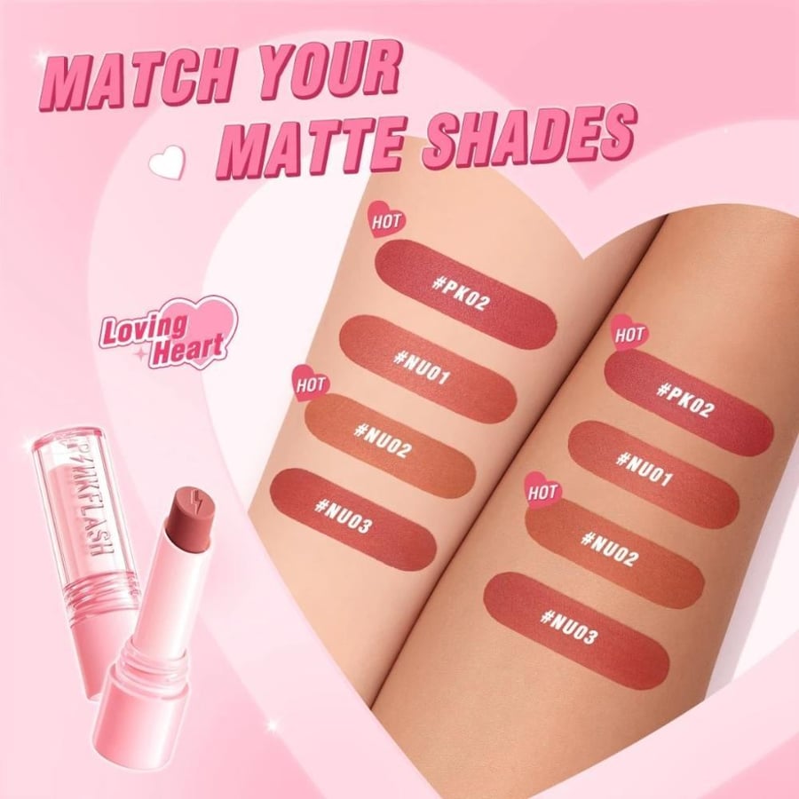 Pink Flash Matte Lipstick NU02 3.5ml