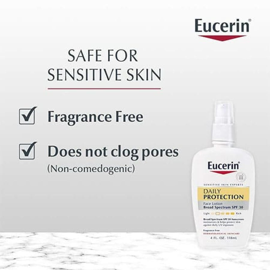 يوسيرين لوشن الوجة 30 SPF للحماية من الشمس 118مل