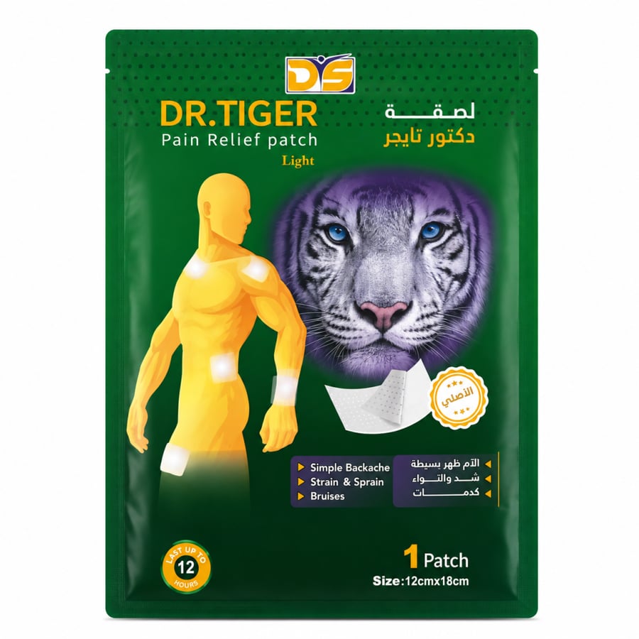 دكتور تايجر لصقة تخفيف الألام بارد