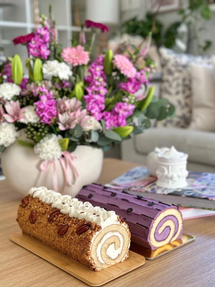 - دورة السويس رول الأنيق Elegant Swiss Roll Cake’s .