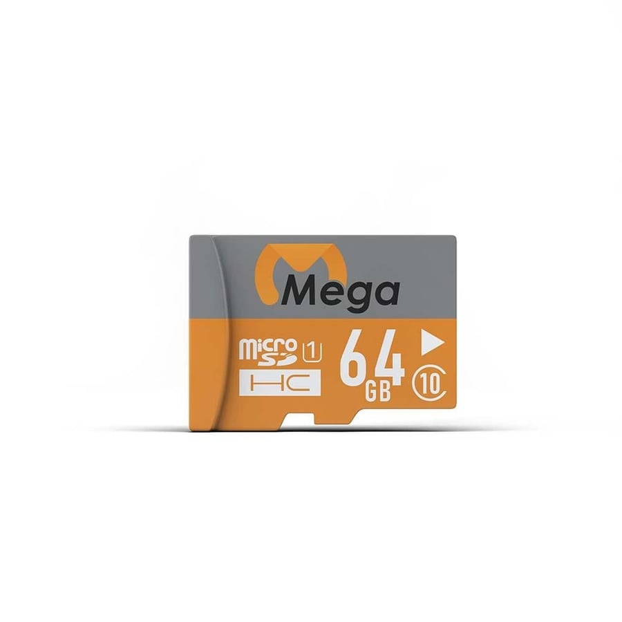 كرت ذاكرة ميجا 64 جيجا (Micro SD) مع محول للكاميرات والجوال