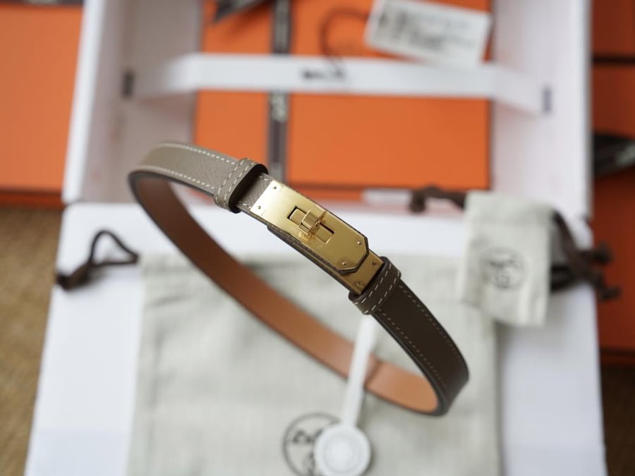 Kelly leather belt