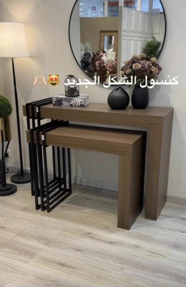طاولة مدخل كونسول خشب – تصميم أنيق