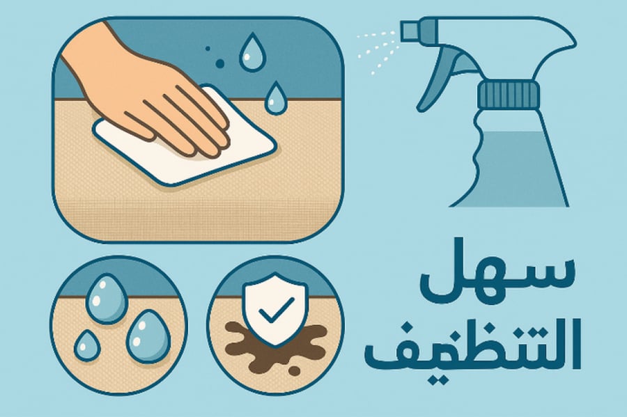 جلسة خارجية حديد أبيض 7 مقاعد بوسائد بيج