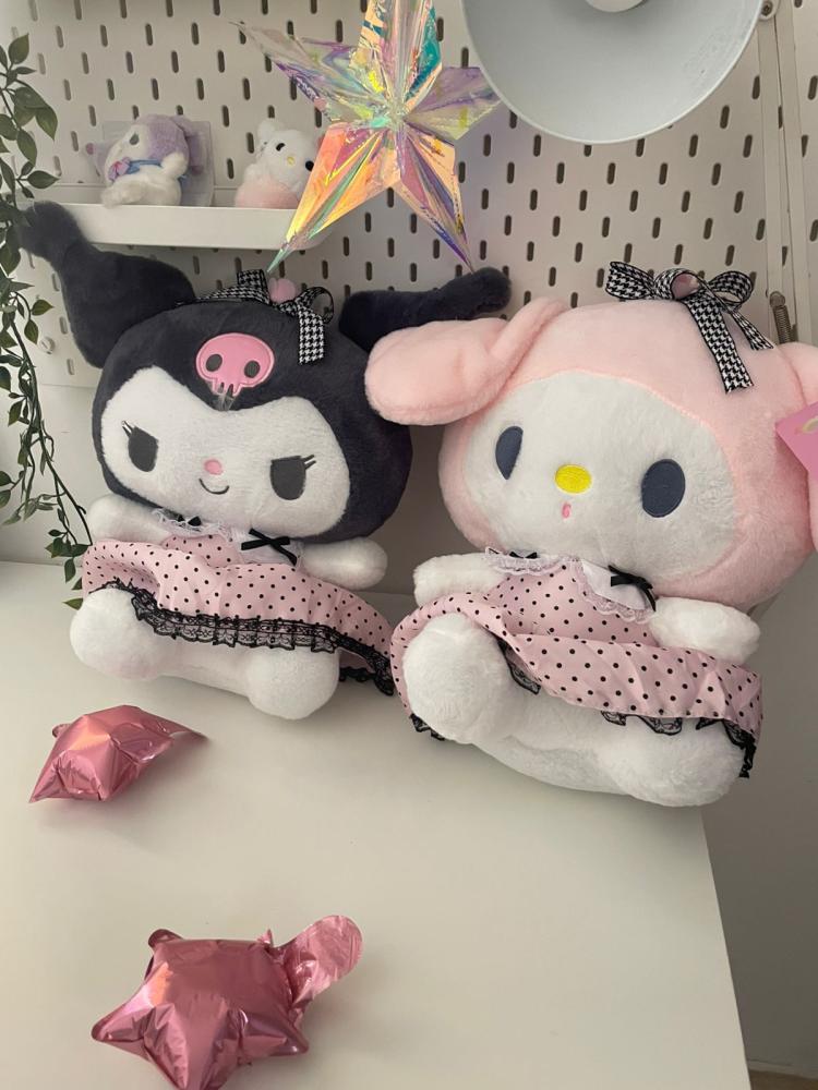 hello kitty & kuromi doll 40cm