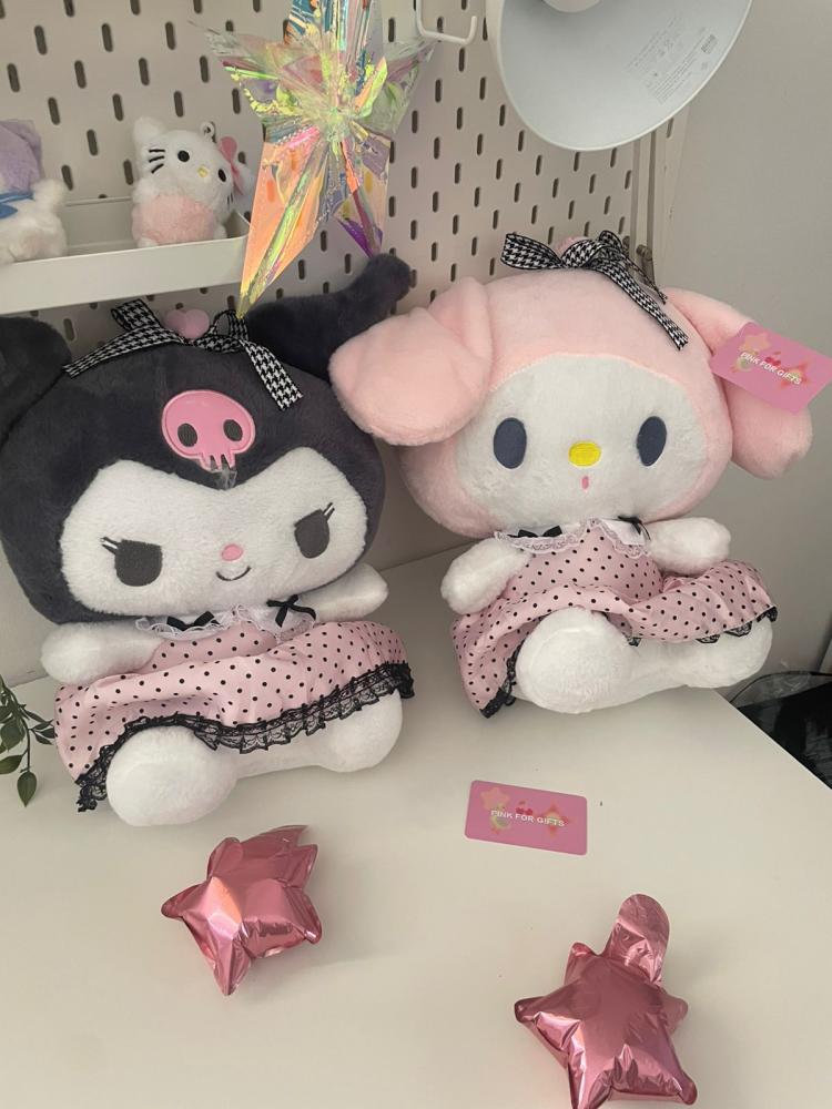 hello kitty & kuromi doll 40cm