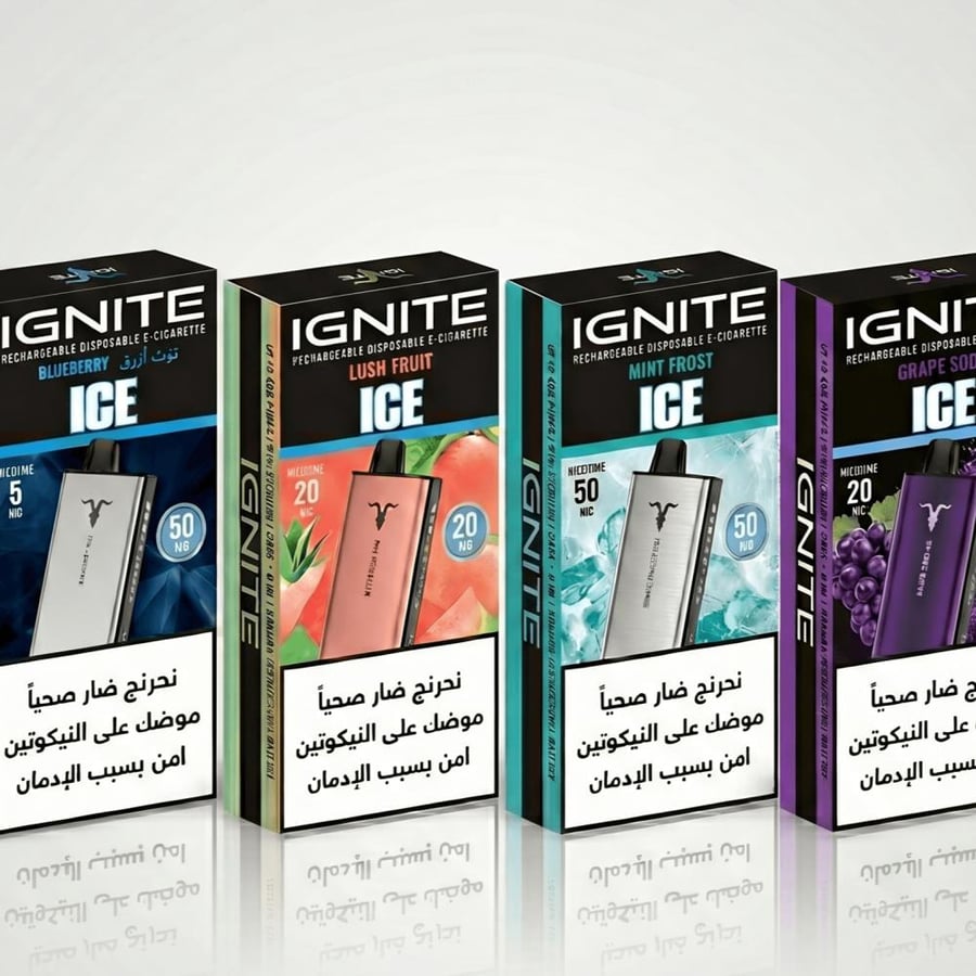 اجنايت 40000 موش بتركيز 20 و 50 نيكوتين | Ignite 40K Puffs