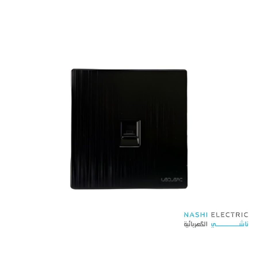 فيش شبكة CAT6 لوكلير اسودLECLERC