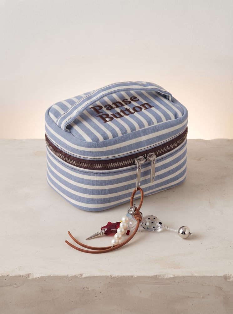 Charming Blue Make Up Pouch