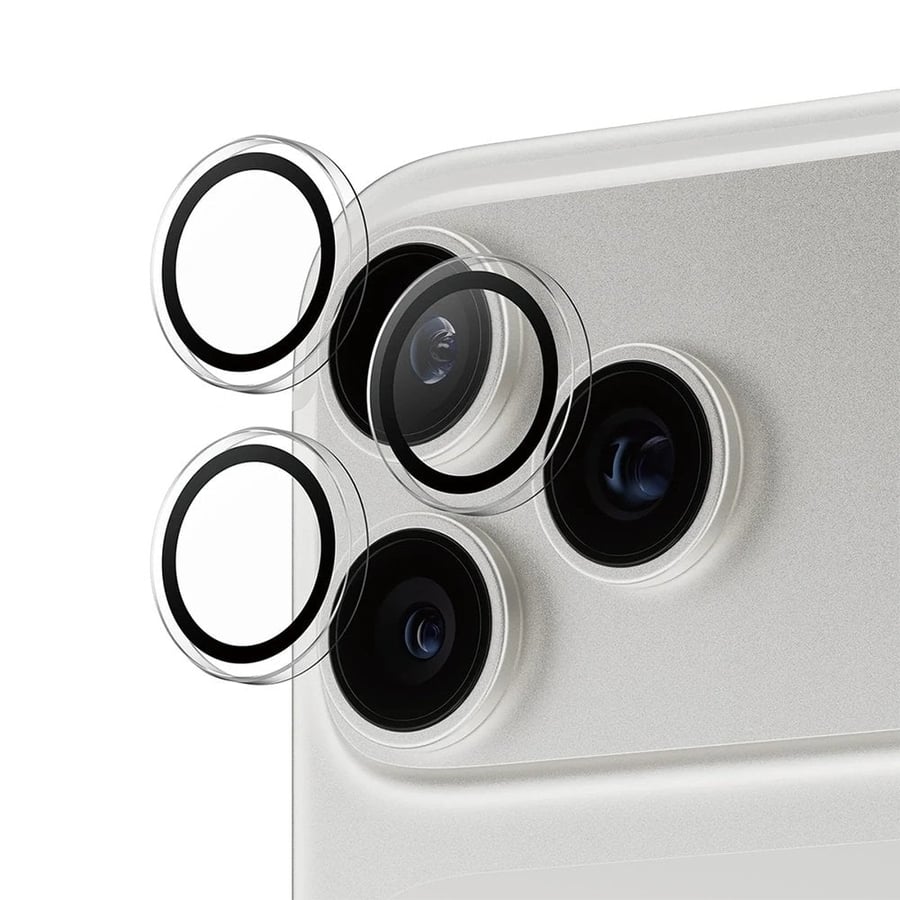 بانزر جلاس Hoops حماية عدسات الكاميرا (حلقات منفصلة ) لعدسات iPhone 18 Pro Max / 18 Pro - لون شفاف