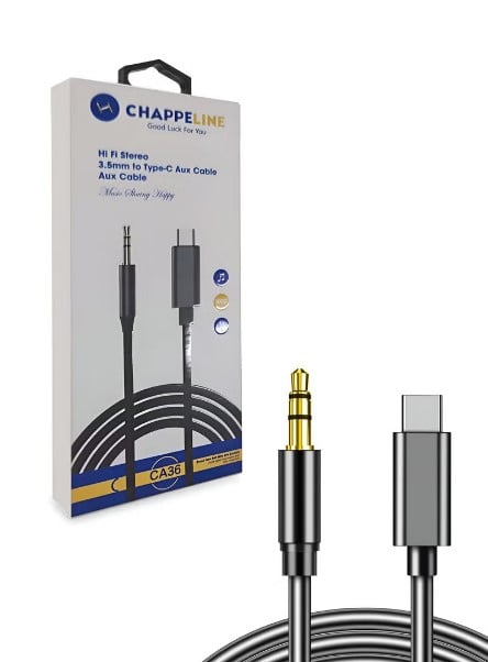 شابي لاين كيبل من اوكس الى تايب سي - CHAPPLINE AUX To Type-C CA36
