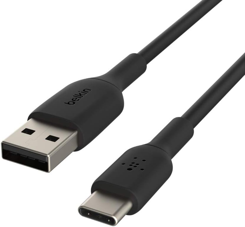 بيلكن سلك شحن سريع تايب سي الى يو اس بي ايه طول 2 متر اسود-belkin-cab001bt2mbk