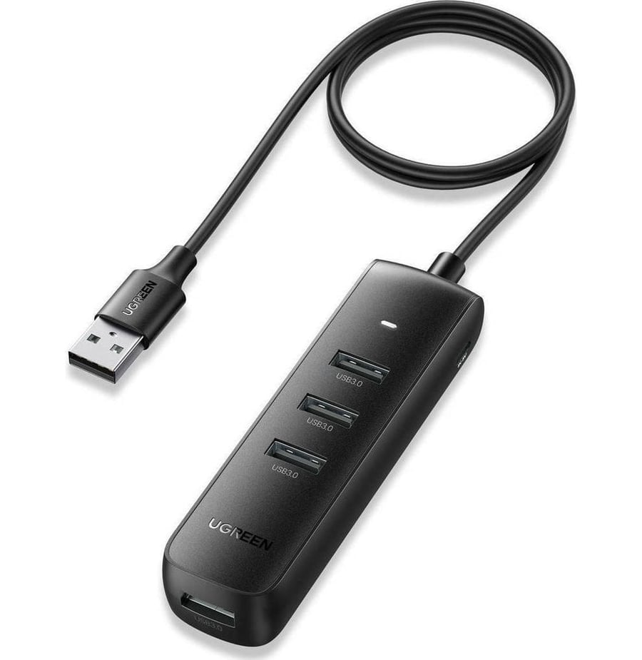 يوجرين موزع USB-A 4 منافذ USB 3.0 بطول 1 متر CM416