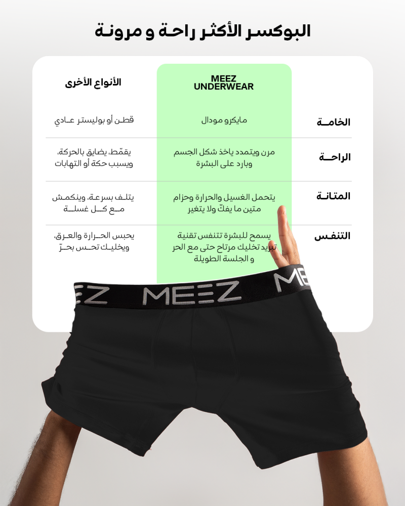 باكدج بوكسر اسود