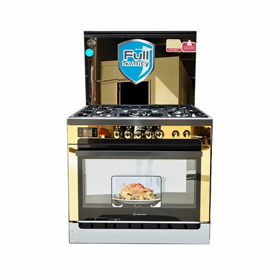 فرن غاز ارنداس 90 في 60 ستيل ES9060FSPRO