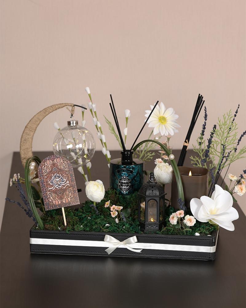 Ramadan gift on leather stand