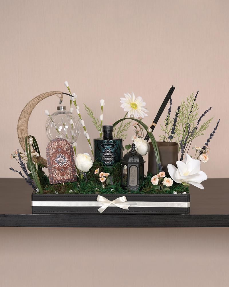 Ramadan gift on leather stand