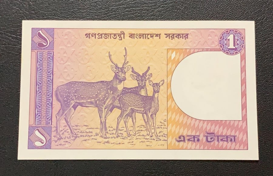 1 تاكا بنغلادش اصدار قديم انسر