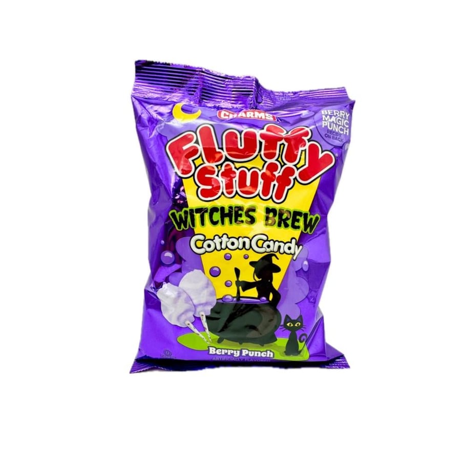Charms Fluffy Stuff Witches Brew Berry Punch - 60 g - Limited Edition Halloween Exclusive Imported Item from USA