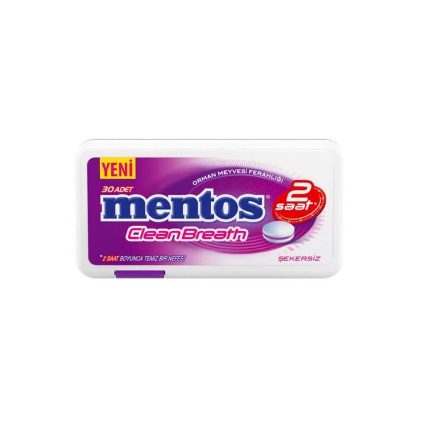 Mentos - Cleanbreath Forest Fruit Freshness - 21 g - Exclusive Item