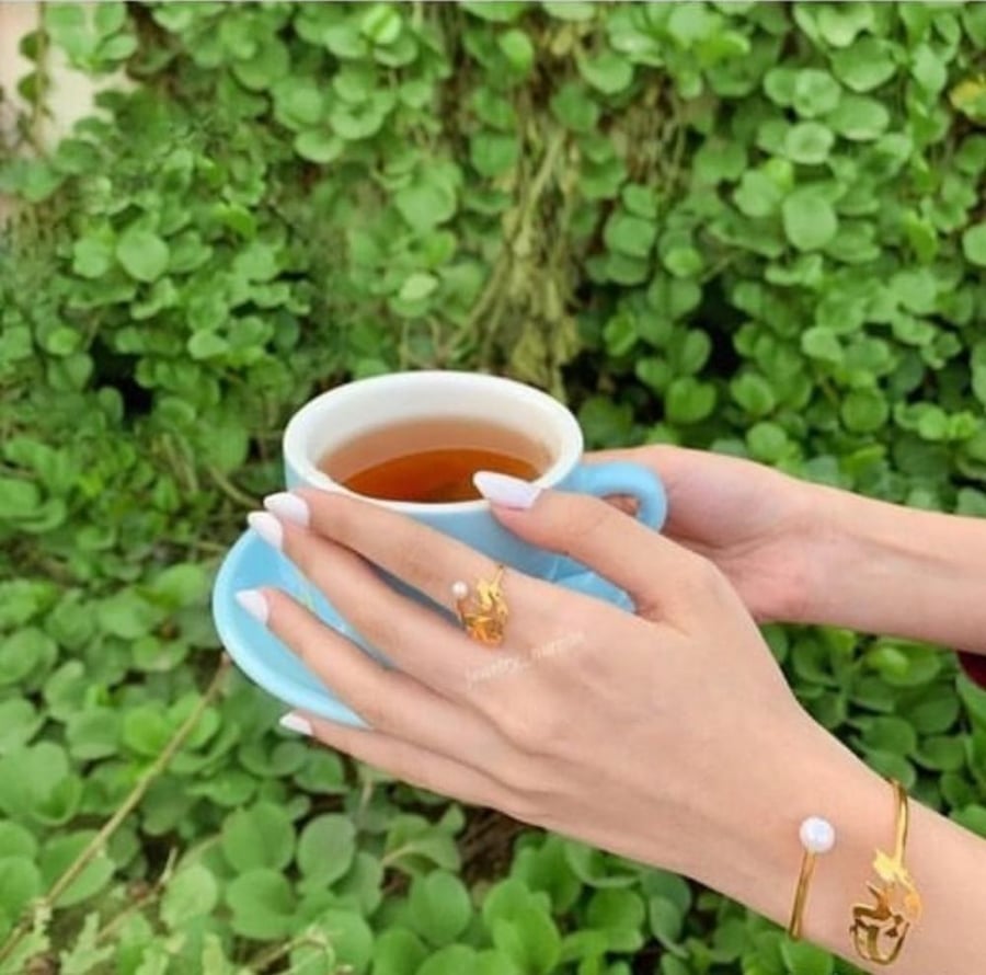 أطقم مطليه بماء الذهب عيار ٢١ قيراط ✨