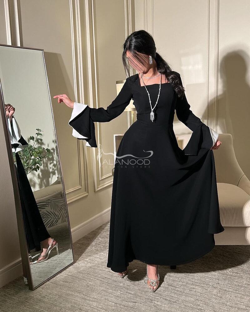 فساتين ناعمة باكمام