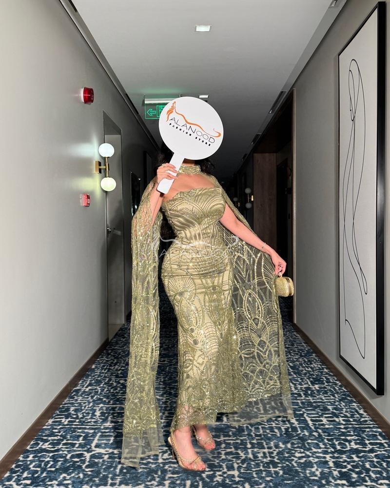 فستان سهرة زيتي