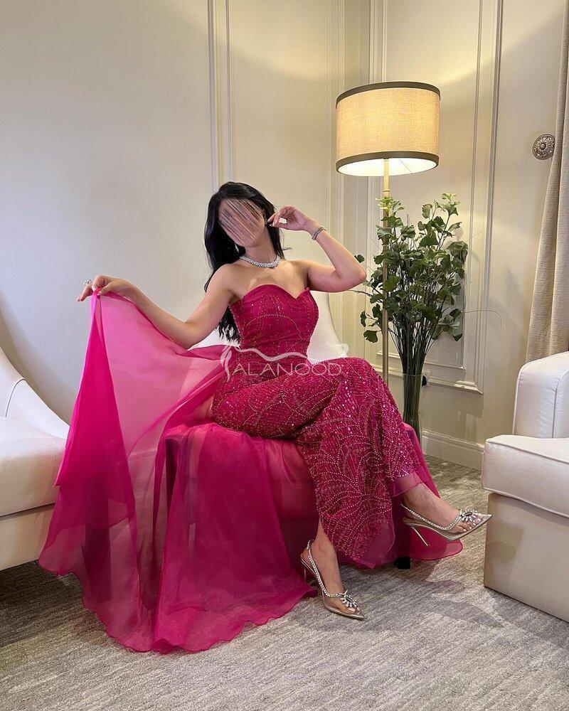 فستان فوشي سهرة