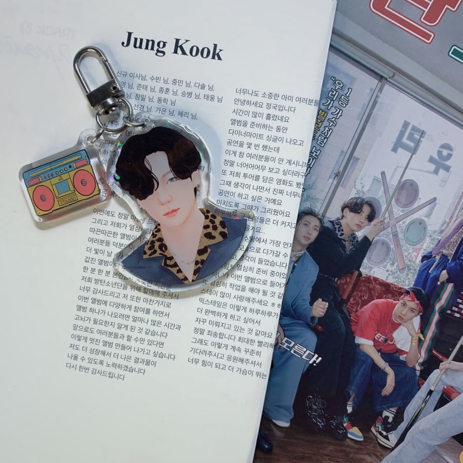 Jung kook keychain