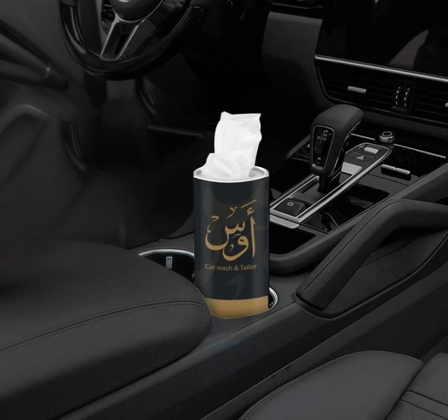 علب مناديل اسطوانية مطبوعة بشعار الشركة والهوية التجارية 5