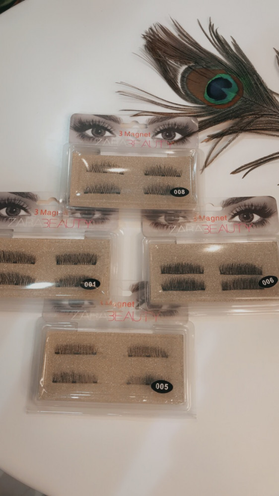 Magnetic natural eyelashes
