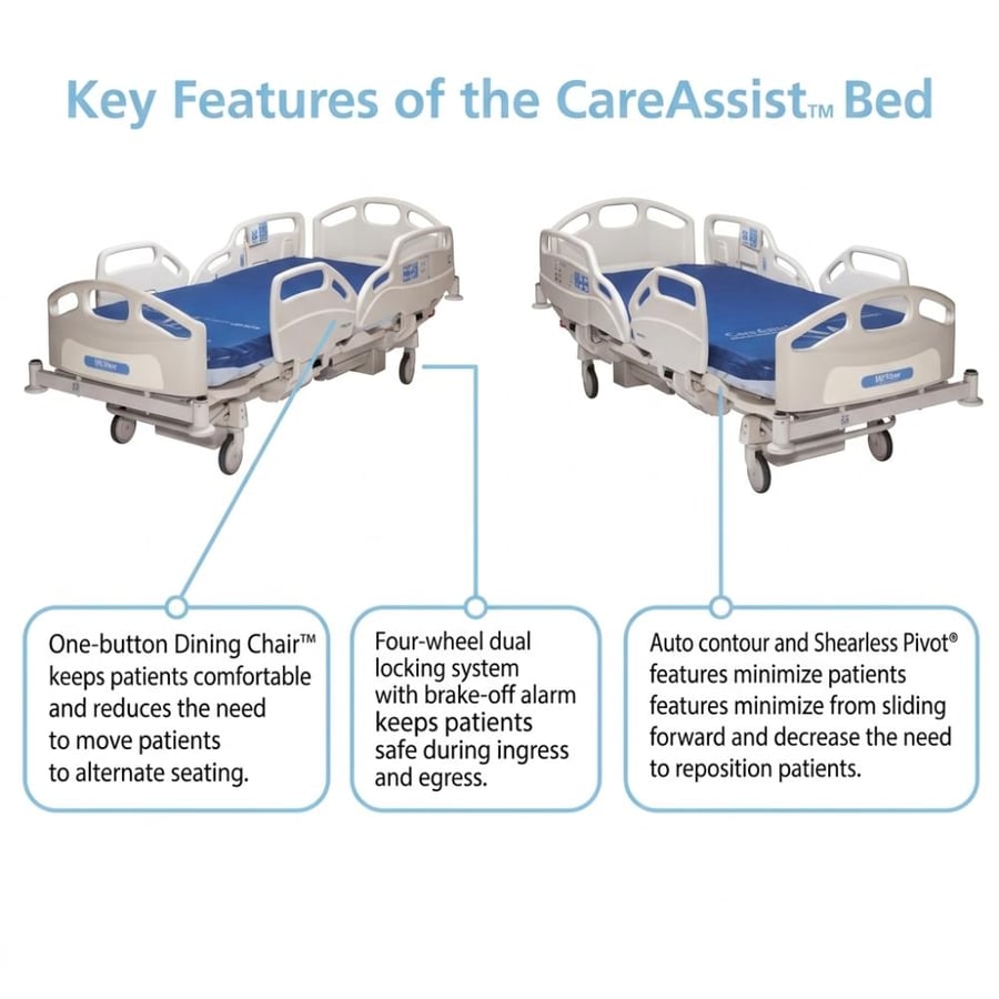 سرير مستشفيات كهربائي Hill-Rom CareAssist Bed