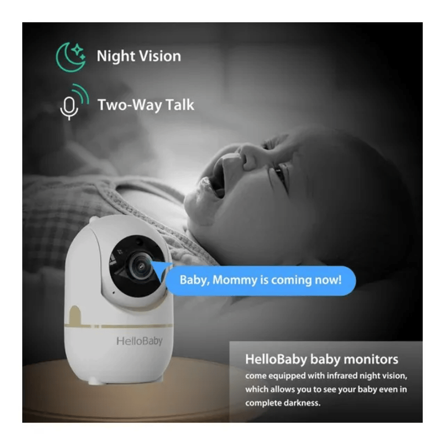جهاز مراقبة أطفال بالفيديو بشاشة 3.2 بوصة -  HelloBaby HB65