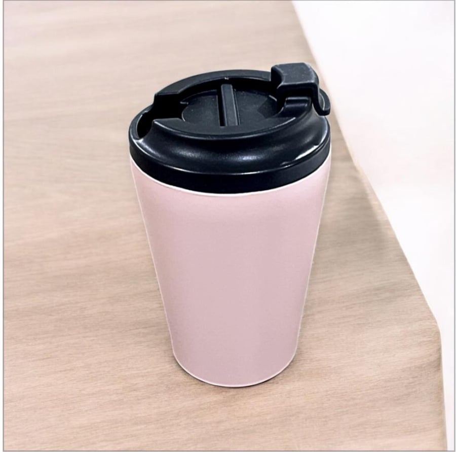 Coffee Mug - Stainless Steel Mug (Light Pink)