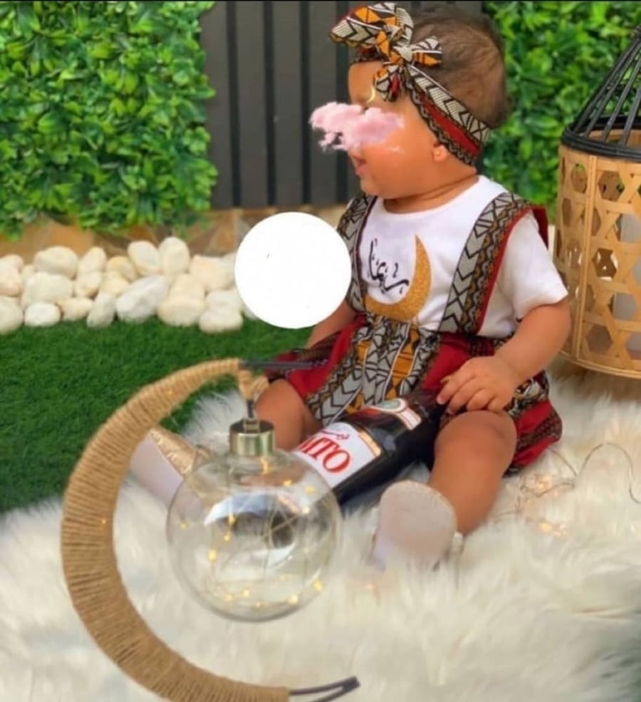 بنطلون وتيشرت شالكي رمضان بناتي تصميم حسب الطلب