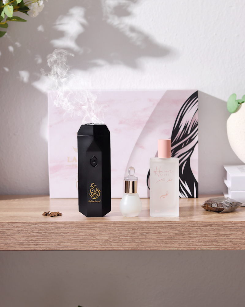 Black incense burner game box - Hair perfume